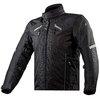 LS2 Serra Evo impermeabile Giacca tessile moto da donna Nero XS