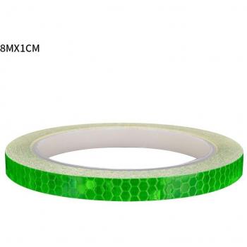 Accesorios de seguridad reflectantes para bicicleta, 1cm x 8m