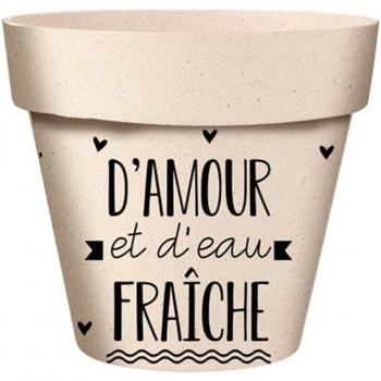 Cache-pot d'Amour et d'Eau Fraîche