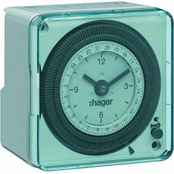 Interruttore orario 72 x 72 mm, 16A, con riserva