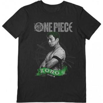 Maglietta in cotone unisex per adulti Roronoa Zoro Live