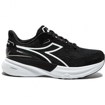 Nucleo 2 Diadora – Herren Laufschuhe Schwarz, Größe 7,5