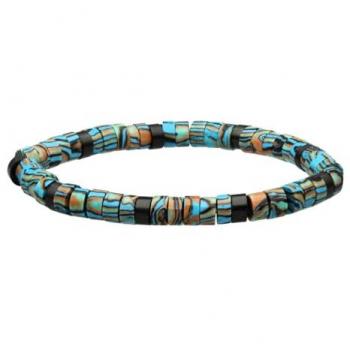 Bracelet Enfant Heishi Malachite 12cm