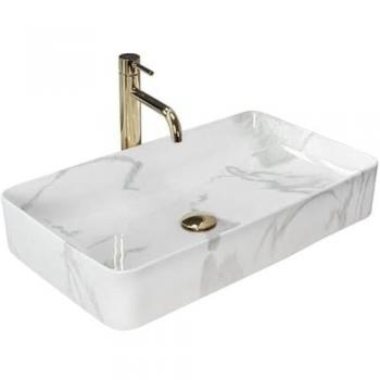 Denis Shiny Marble Countertop Sink