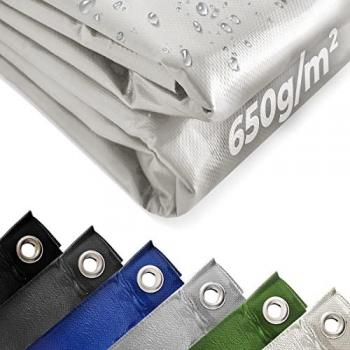 Bâche ProShield Jago 4×8 m – Polyester PVC 650 g/m², Blanc