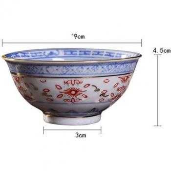 Jingdezhen Ceramic Tea Cup Retro Style Small Bowl