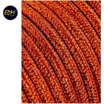 Cable de Cobre 2×0,75 mm Marrón Brillante 5 mts