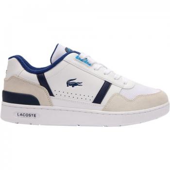 Lacoste T-Clip Sneakers für Herren in Weiß-Blau 46