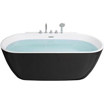Baignoire îlot en acrylique blanc - BELIANI - ROTTO - A poser au sol