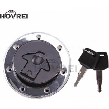 Kawasaki Ninja Fuel Gas Tank Cap Cover with Keys for ZZR250 ZX6R ZX7R ZX9R GSE 400