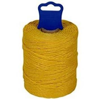 Fil Jaune Tressé en Polypropylène Ø 1,8 Mm 100 M - Talla