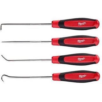 Milwaukee 48229215 – 4-delige Hook & Pick Set