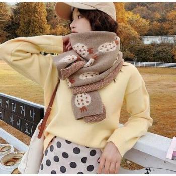 Wild Autumn Berry Long Scarf