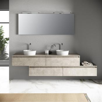 Set Doppio Lavabo 9 pezzi YOKA Avana – Design Contemporaneo
