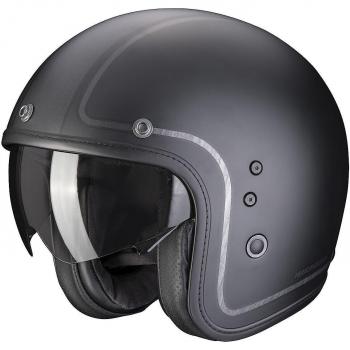 Casco Scorpion Belfast Evo Jet Negro Gris