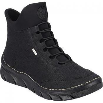 Boots Stivaletti Rieker Nero Elegante Donna