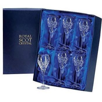 Royal Scot Crystal: 6 London Port/Sherry Glasses