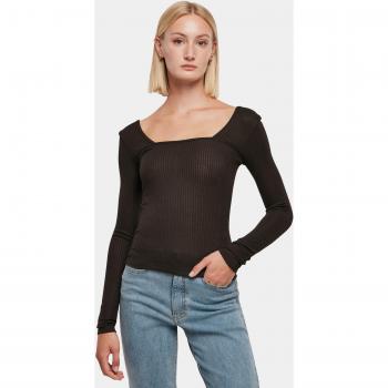 Camiseta negra de manga larga con estilo Urban Classics