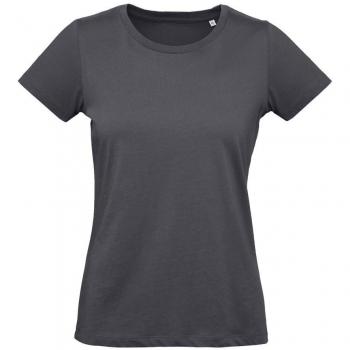 B&C Ladies Inspire Plus Tee (XS) in Dark Grey