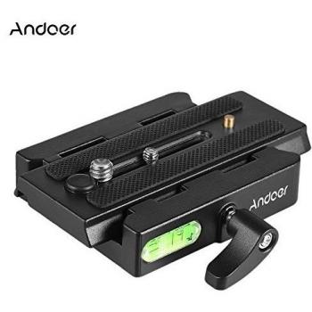 Adaptador Andoer Rapid Release para Manfrotto 501/500Ah