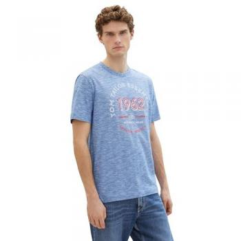 T-shirt melanżowy z unikalnym wzorem