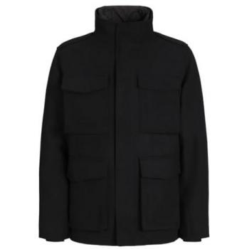 Jack & Jones Wool Blend Field Jacket Alex Grey Melange