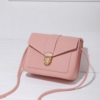 Women’s Mini PU Leather Messenger Bag in Yellow
