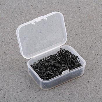 1000 Pieces Safety Pins Mini Metal Set - Silver, Gold, Black, Anti-Copper 20mm for Jewelry Making