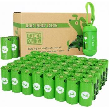 Biodegradable Pet Waste Bags - 720 Count, 5 Micron