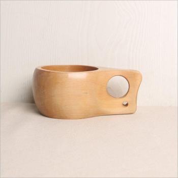 Vaso de madera de haya Kemu hecho a mano