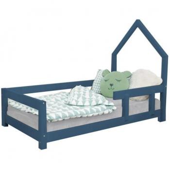 Lit cabane enfant - POPPI - 140x200 cm - Bois massif