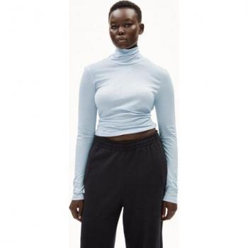 ARMEDANGELS Damen Slim Fit Longsleeve GRAZILIAA SOFT