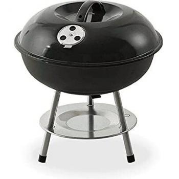 Barbacoa de pie ø35,5x40cm 3 patas. color negro edm