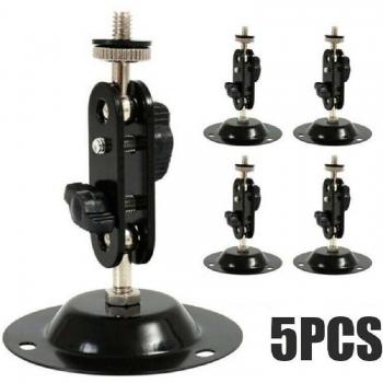5Pcs 360 Degree Rotating CCTV Camera Wall Mount Holder