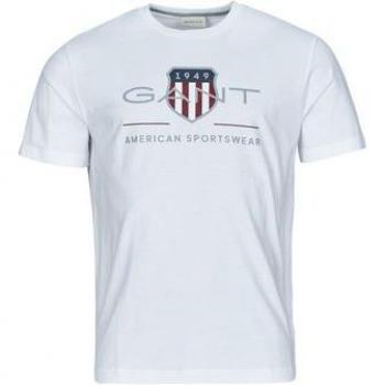 T-shirt Gant ARCHIVE SHIELD Pur Blanc