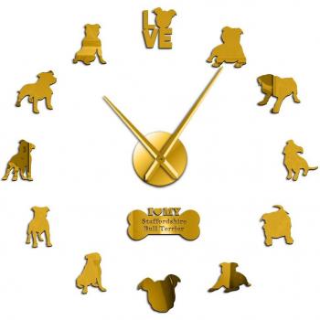 Décor Murale Canin – Horloge Sans Cadre