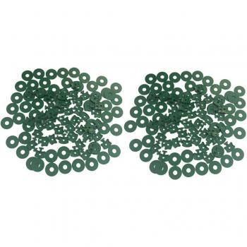 100Pcs Plastic Greenhouse Twist Clips Washers Set
