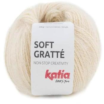 Pelote Tricot Soie Grattée Crème - Katia