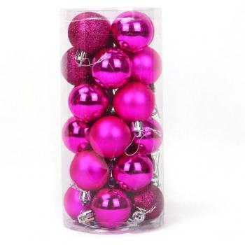 Assorted Color Xmas Ball Set – 20 Pieces