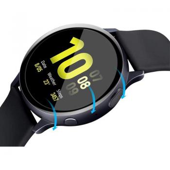 Samsung Galaxy Watch Active 2 Vollbildschutzfilm – 44 mm – 9H Anti‑Kratzen Glas