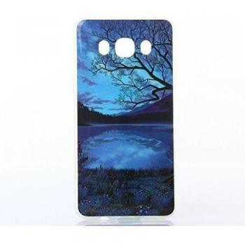 Crisant Mundo Maravilloso Diseño Protección Suave TPU Gel Silicona Teléfono Celular Back Funda Carcasa para Samsung Galaxy J7 (2016 Version) SM-J710