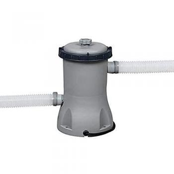 Bestway Flowclear 530 Gallon Filtration Pump for Swimming Pool, Grey, Size: 30.5 x 32 x 24.5 cm