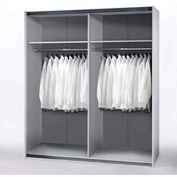 PULS Vielseitiger Kleiderschrank in Weiß, 170 x 195 x 58 cm
