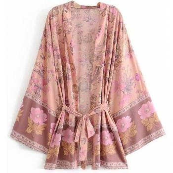 Cardigan Largo Slim de Manga Flare