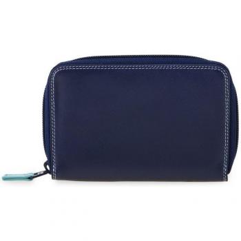 Mywalit 14 cm Blue Leather Purse