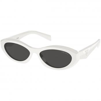 Lentes de sol Prada 17K08Z blancas estilo asiático