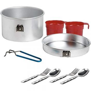 Laken Batería de Aluminio 2 p. 1,6 L. con 2 Sets de Cubiertos y Tazas