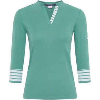 KANGAROOS 3/4-Arm Shirt M – Grüne Farbe mit Logodruck