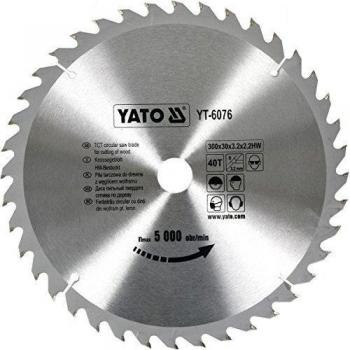 Yato Kreissägeblatt Holz 300 x 30 mm 40 Zähne YT-6076