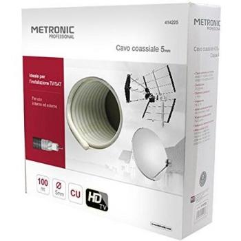 Leroy Merlin Cavo tv RG59 Ø 5 mm 100 m bianco